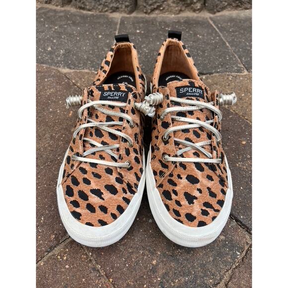 Sperry Topsider Pier Wave Cheetah slip on shoes size 10 - Picture 2 of 5